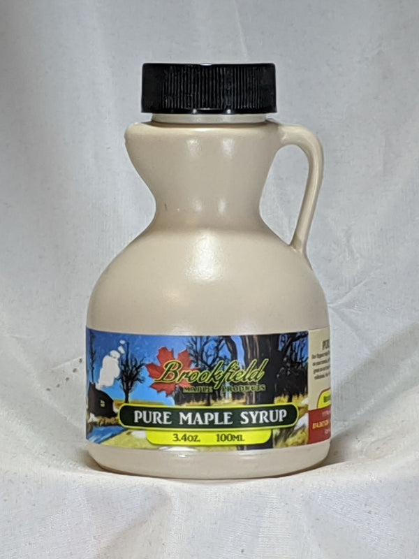 3.4oz Jug Organic Maple Syrup  (Choose Grade)