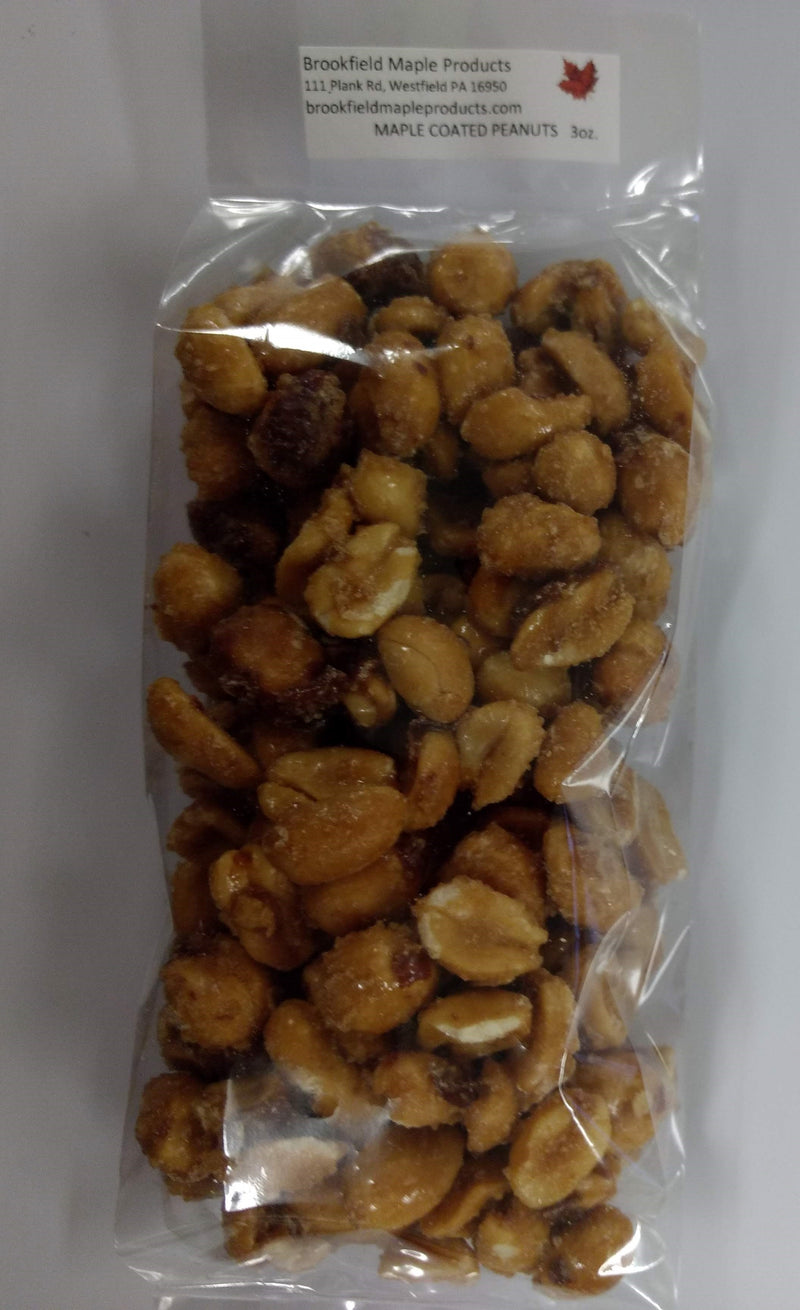 peanuts　MHL. Maple Coated Peanuts (Choose Size) – Brookfield Maple Products
