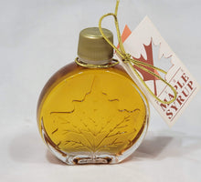 Glass Maple Leaf Medaillon Bottle (Choose Size)