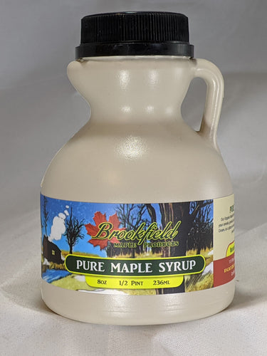 1/2 Pint Jug Organic Maple Syrup  (Choose Grade)
