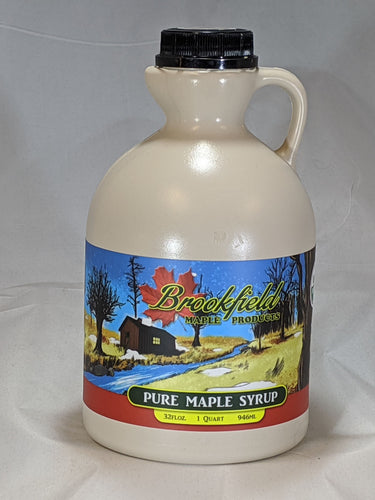 Natural Organic Maple Syrup (Quart Jug)